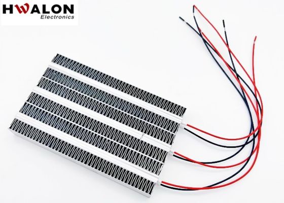 300W PTC Αλουμινίου θερμαντήρα κεραμικό θερμαντήρα αέρα σταθερή θερμοκρασία θερμαντικό στοιχείο για συσκευή μονάδας εξαερισμού 120 * 75 * 15mm