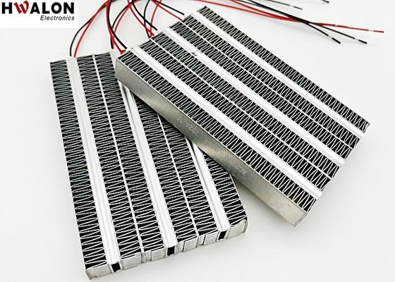 300W PTC Αλουμινίου θερμαντήρα κεραμικό θερμαντήρα αέρα σταθερή θερμοκρασία θερμαντικό στοιχείο για συσκευή μονάδας εξαερισμού 120 * 75 * 15mm