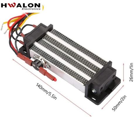 500W 110V Αλουμινίου PTC Θερμαντικό στοιχείο Κερματικό θερμαντήρα αέρα Σταθερή θερμοκρασία Αέρα Θερμαντικό στοιχείο, κατάλληλο για κλιματιστικά, στεγνωτήρια κατοικίδιων ζώων, στεγνωτήρια ρούχων και υγραντήρες