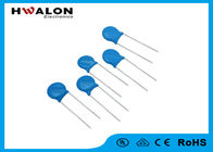 Διάμετρος 10mm Varistor μεταλλικών οξειδίων μολύβδου σειράς 471k 10D ευθύ ευρύ λειτουργούν μπλε χρώμα σειράς τάσης